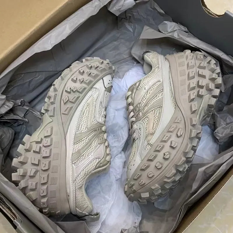 Women's Ins New Leisure Sports Breathable Tire Thick Soled Shoes - Bellarte Enchanté Women's Ins New Leisure Sports Breathable Tire Thick Soled Shoes