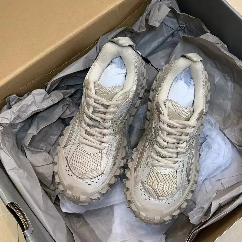 Women's Ins New Leisure Sports Breathable Tire Thick Soled Shoes - Bellarte Enchanté Women's Ins New Leisure Sports Breathable Tire Thick Soled Shoes