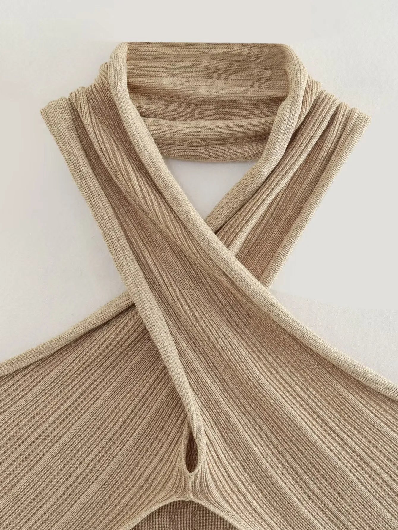 Women's Knitted Coat Mid-length Dress Set - Bellarte Enchanté Women's Knitted Coat Mid-length Dress Set