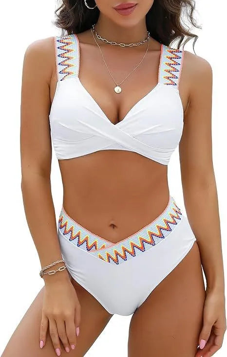Women's Lace-up Split Swimsuit Bikini - Bellarte Enchanté Women's Lace-up Split Swimsuit Bikini