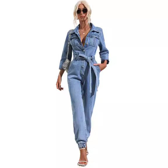Women's Leisure Commute Temperament Jumpsuit - Bellarte Enchanté Women's Leisure Commute Temperament Jumpsuit