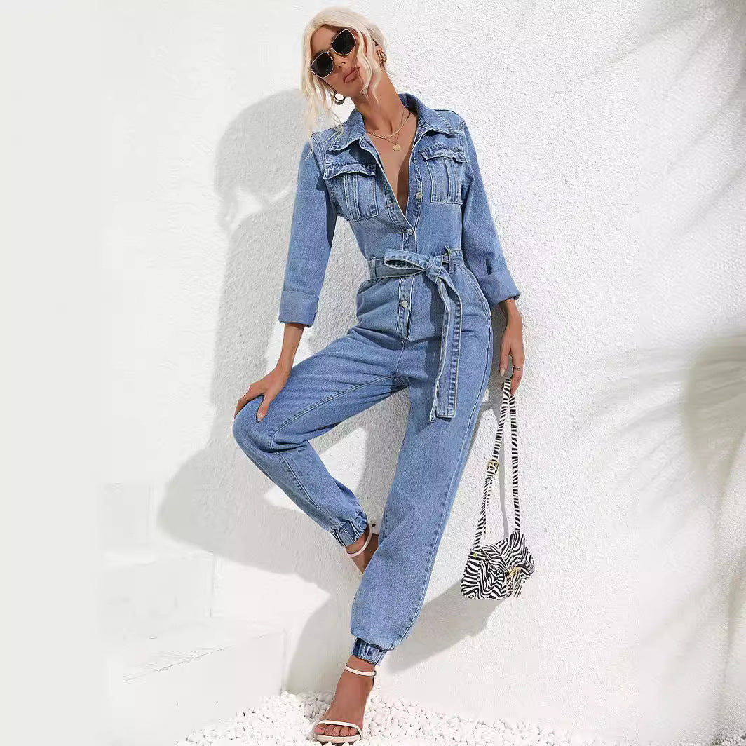 Women's Leisure Commute Temperament Jumpsuit - Bellarte Enchanté Women's Leisure Commute Temperament Jumpsuit