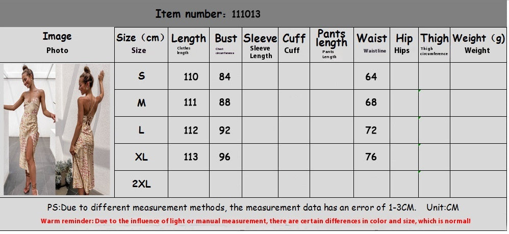 Women's Printed V-neck Sling Dress - Bellarte Enchanté Women's Printed V-neck Sling Dress