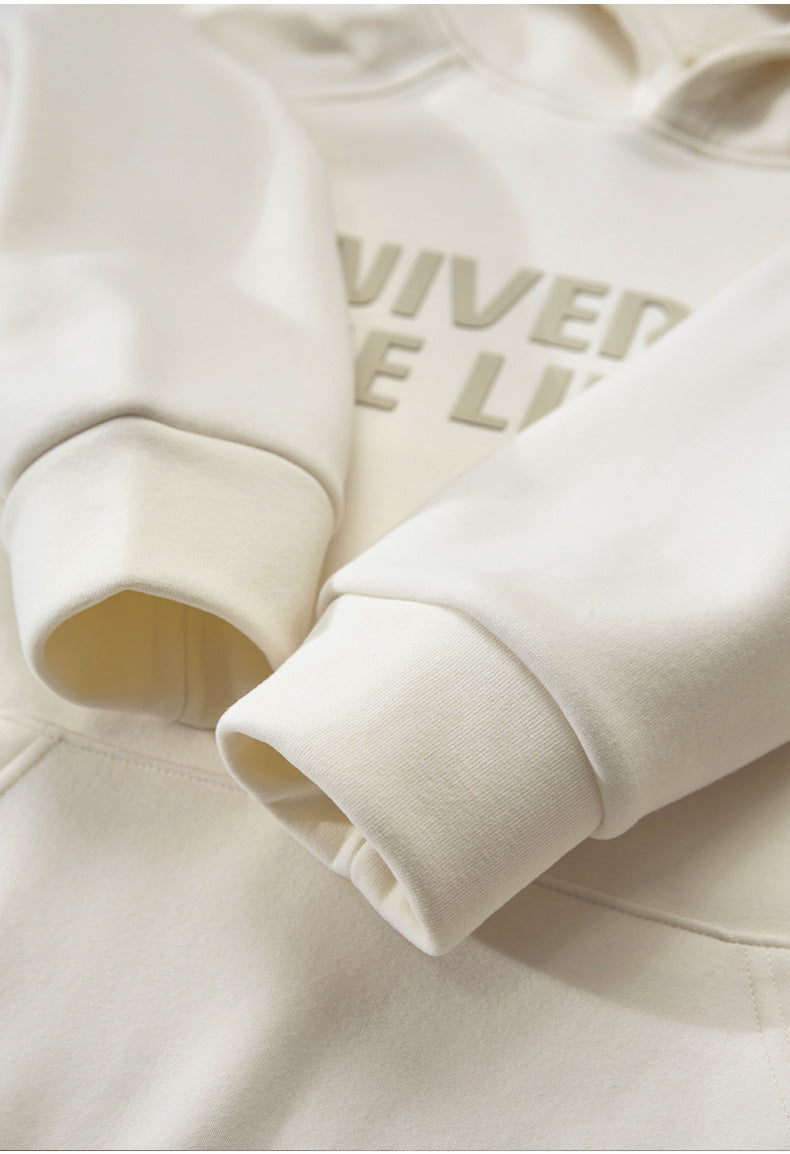 Women's Raglan Sleeve Letter Print Sweatshirt - Bellarte Enchanté Women's Raglan Sleeve Letter Print Sweatshirt