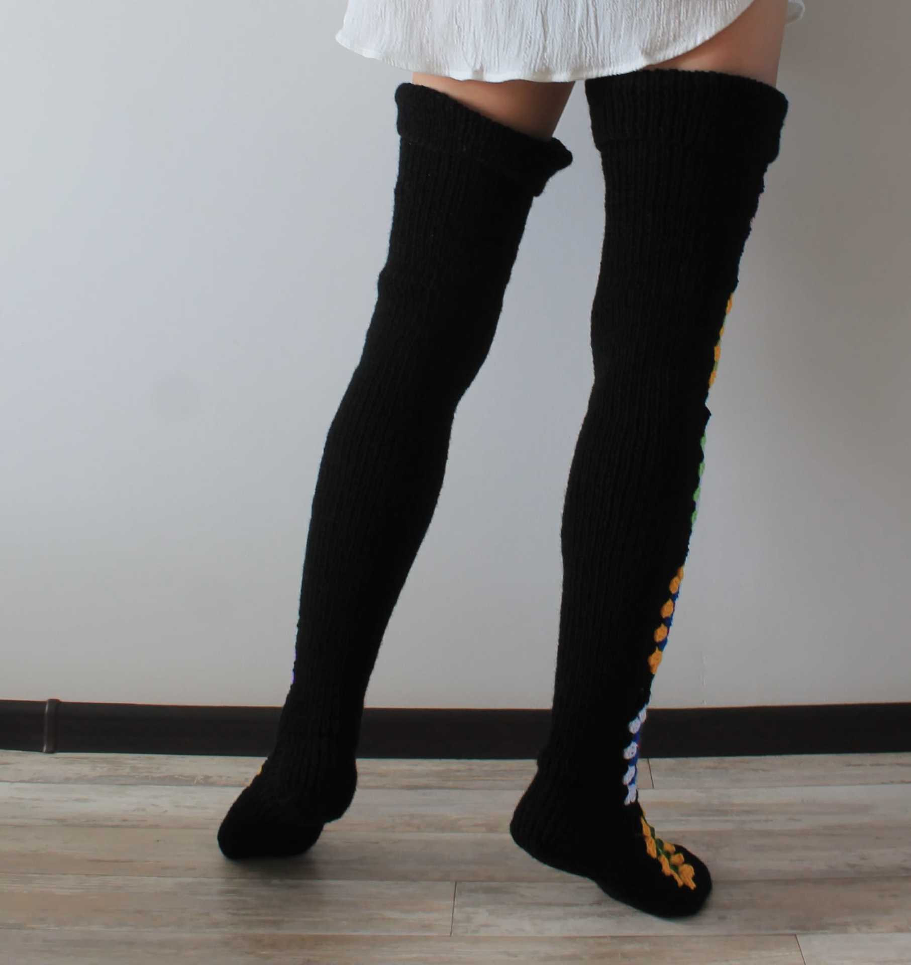 Women's Slimming High Knee Long Socks - Bellarte Enchanté Women's Slimming High Knee Long Socks