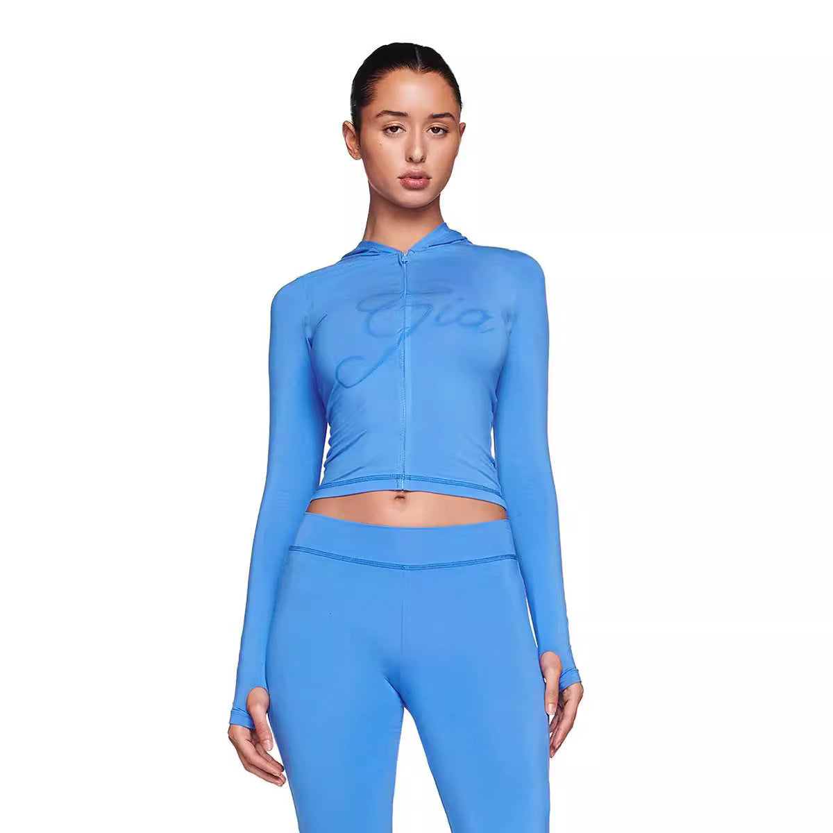 Women's Solid Color Yoga Jacket Trousers Casual Suit - Bellarte Enchanté Women's Solid Color Yoga Jacket Trousers Casual Suit