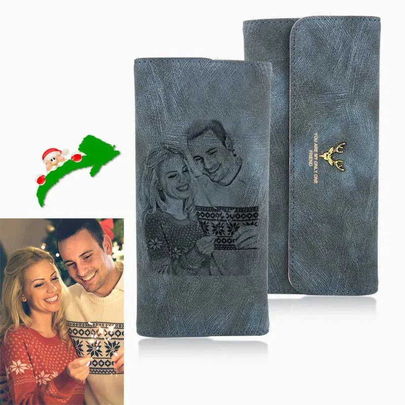 Women's Wallet Back Customized with Your Photo - Bellarte Enchanté Women's Wallet Back Customized with Your Photo