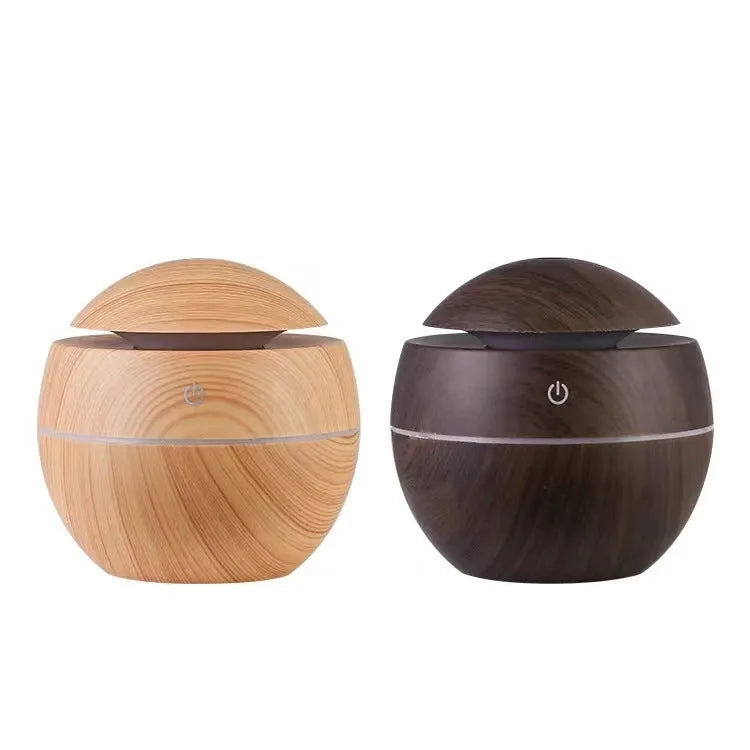 Wood Grain Mushroom Humidifier Mini Colorful Aroma Diffuser - Bellarte Enchanté Wood Grain Mushroom Humidifier Mini Colorful Aroma Diffuser