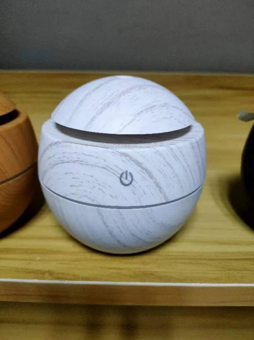 Wood Grain Mushroom Humidifier Mini Colorful Aroma Diffuser - Bellarte Enchanté Wood Grain Mushroom Humidifier Mini Colorful Aroma Diffuser