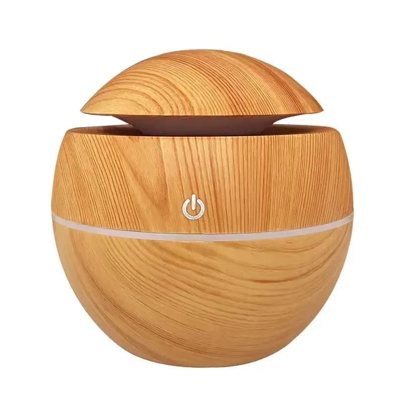 Wood Grain Mushroom Humidifier Mini Colorful Aroma Diffuser - Bellarte Enchanté Wood Grain Mushroom Humidifier Mini Colorful Aroma Diffuser