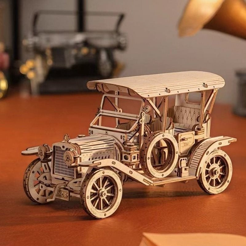 Wooden Assembled Decompression Toy Three-dimensional Model Ornaments - Bellarte Enchanté Wooden Assembled Decompression Toy Three-dimensional Model Ornaments