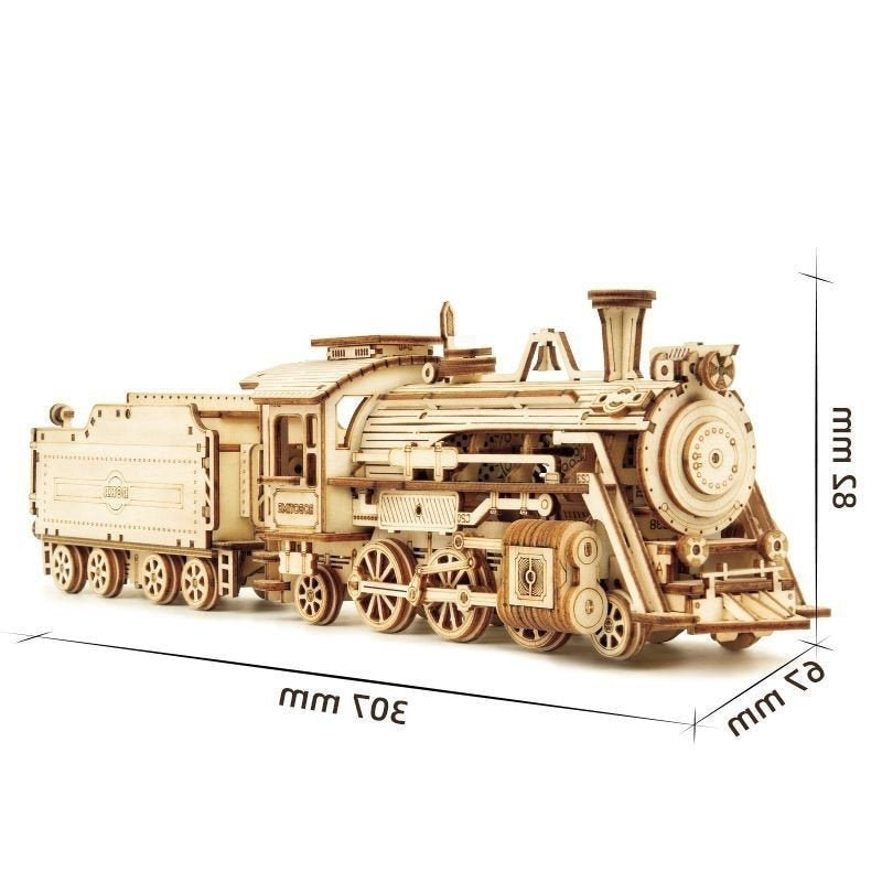 Wooden Assembled Decompression Toy Three-dimensional Model Ornaments - Bellarte Enchanté Wooden Assembled Decompression Toy Three-dimensional Model Ornaments