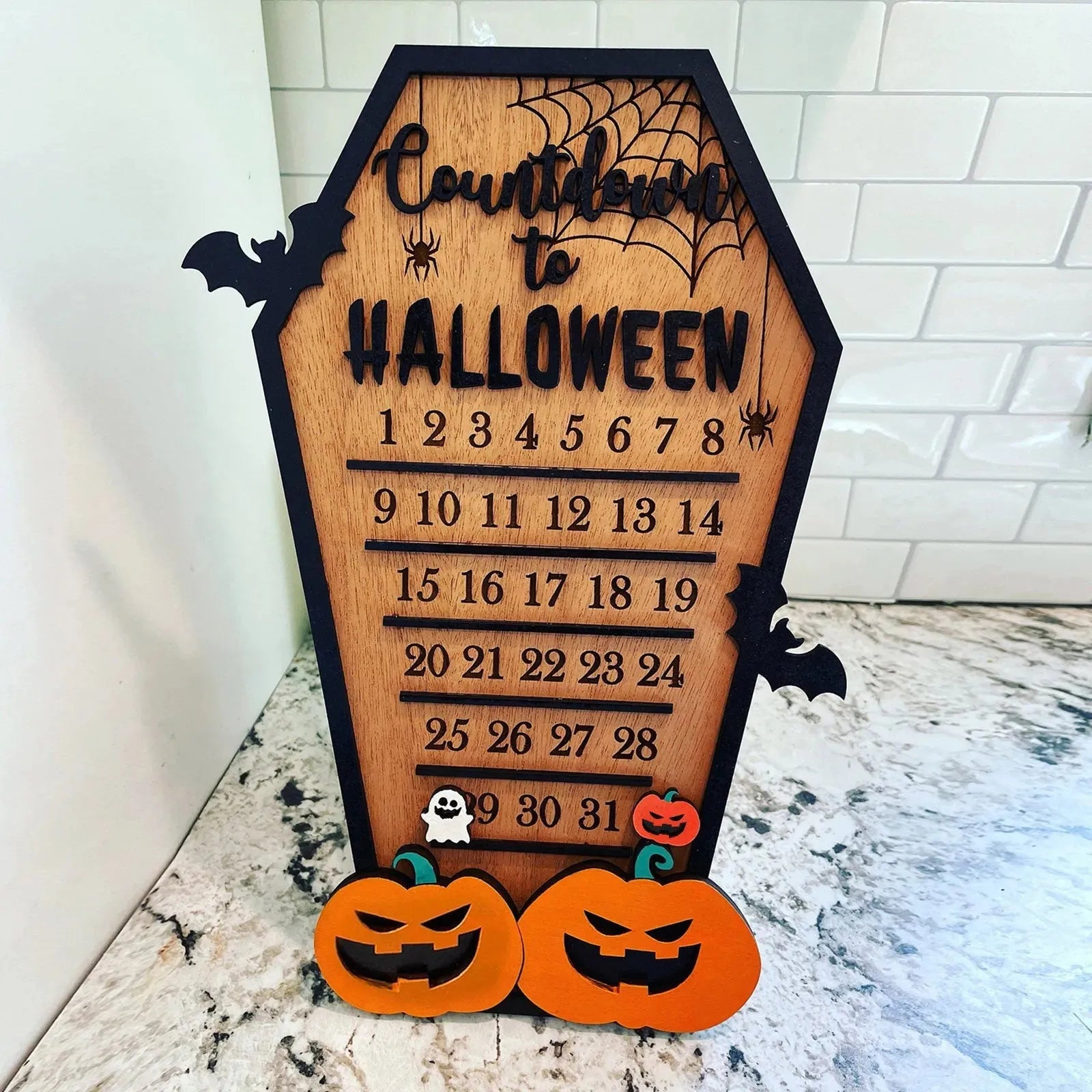 Wooden Halloween Decoration American Style - Bellarte Enchanté Wooden Halloween Decoration American Style