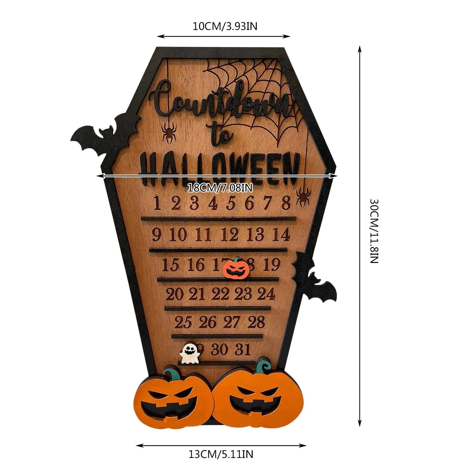 Wooden Halloween Decoration American Style - Bellarte Enchanté Wooden Halloween Decoration American Style