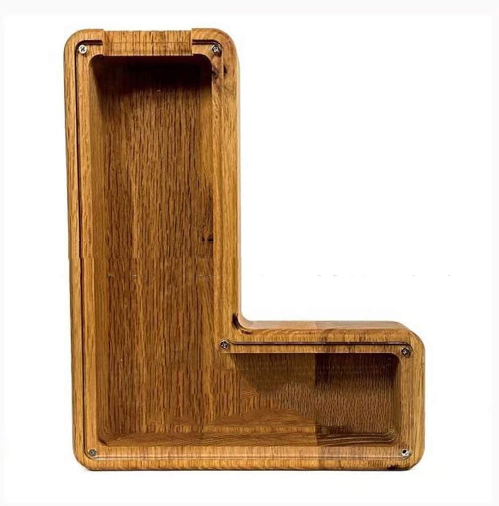 Wooden Letter Piggy Bank Creative Piggy Bank Nordic Style Piggy Bank - Bellarte Enchanté Wooden Letter Piggy Bank Creative Piggy Bank Nordic Style Piggy Bank