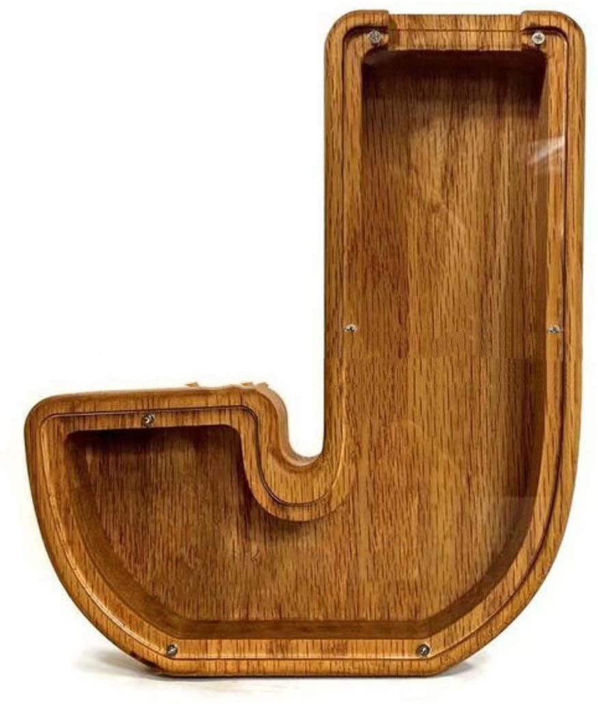 Wooden Letter Piggy Bank Creative Piggy Bank Nordic Style Piggy Bank - Bellarte Enchanté Wooden Letter Piggy Bank Creative Piggy Bank Nordic Style Piggy Bank