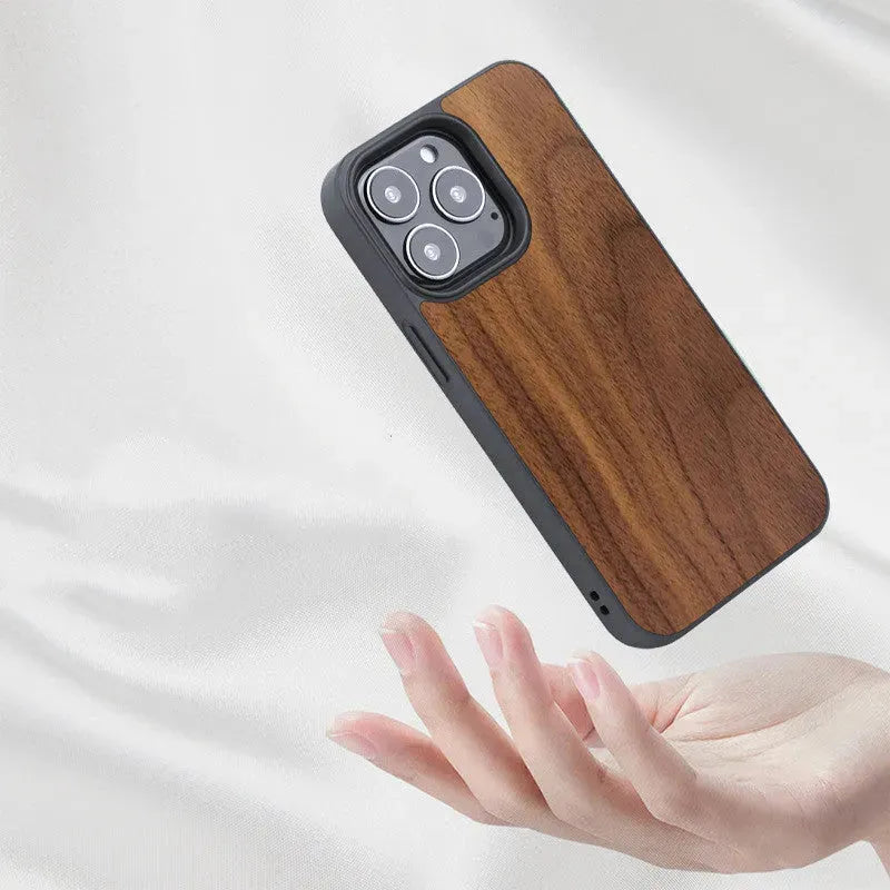 Wooden Mobile Phone Case Protective Case Carving - Bellarte Enchanté Wooden Mobile Phone Case Protective Case Carving