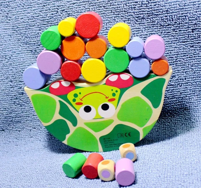 Wooden tortoise balance toy - Bellarte Enchanté Wooden tortoise balance toy