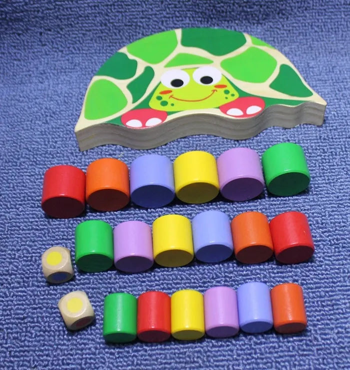 Wooden tortoise balance toy - Bellarte Enchanté Wooden tortoise balance toy