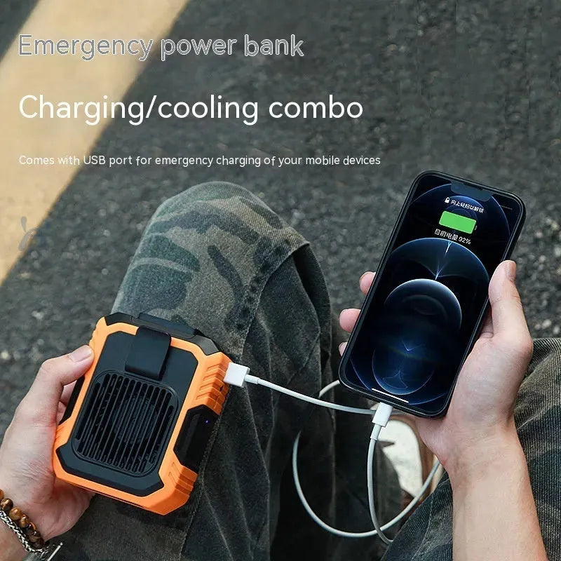 Wrist Hanging Fan With Light USB Power Bank Summer Outdoor Gadget - Bellarte Enchanté Wrist Hanging Fan With Light USB Power Bank Summer Outdoor Gadget