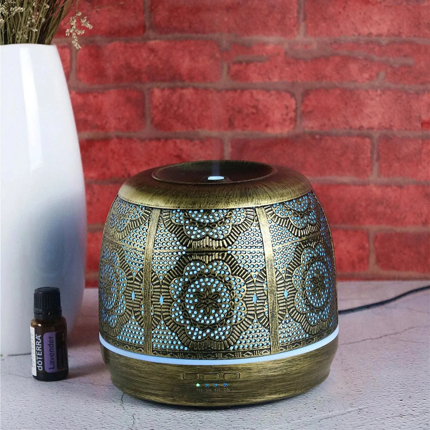 Wrought Iron Hollow Aroma Diffuser Humidifier - Bellarte Enchanté Wrought Iron Hollow Aroma Diffuser Humidifier