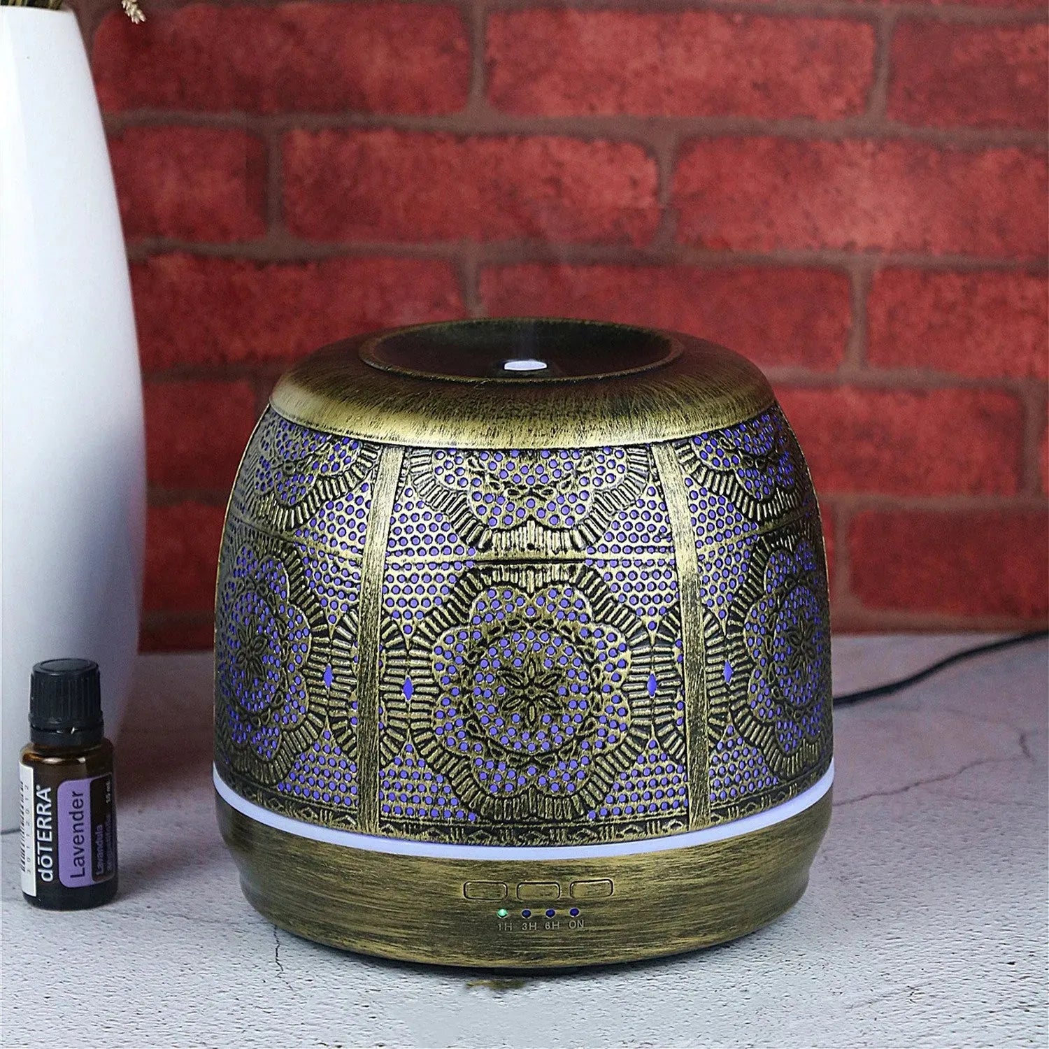 Wrought Iron Hollow Aroma Diffuser Humidifier - Bellarte Enchanté Wrought Iron Hollow Aroma Diffuser Humidifier