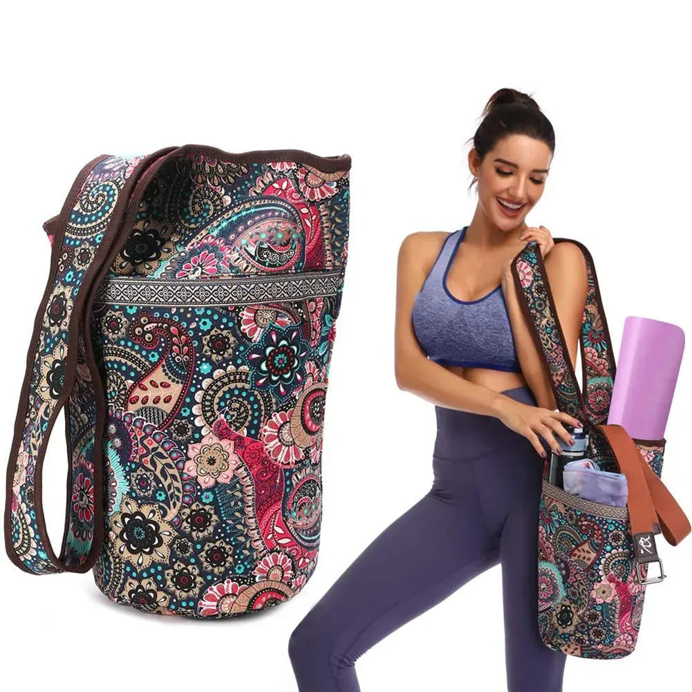 Yoga Mat Bag Casual Fashion - Bellarte Enchanté Yoga Mat Bag Casual Fashion