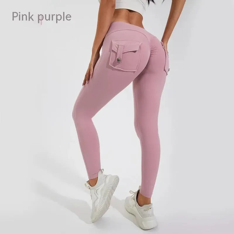 Yoga Pants Peach Hip Women's Sports - Bellarte Enchanté Yoga Pants Peach Hip Women's Sports