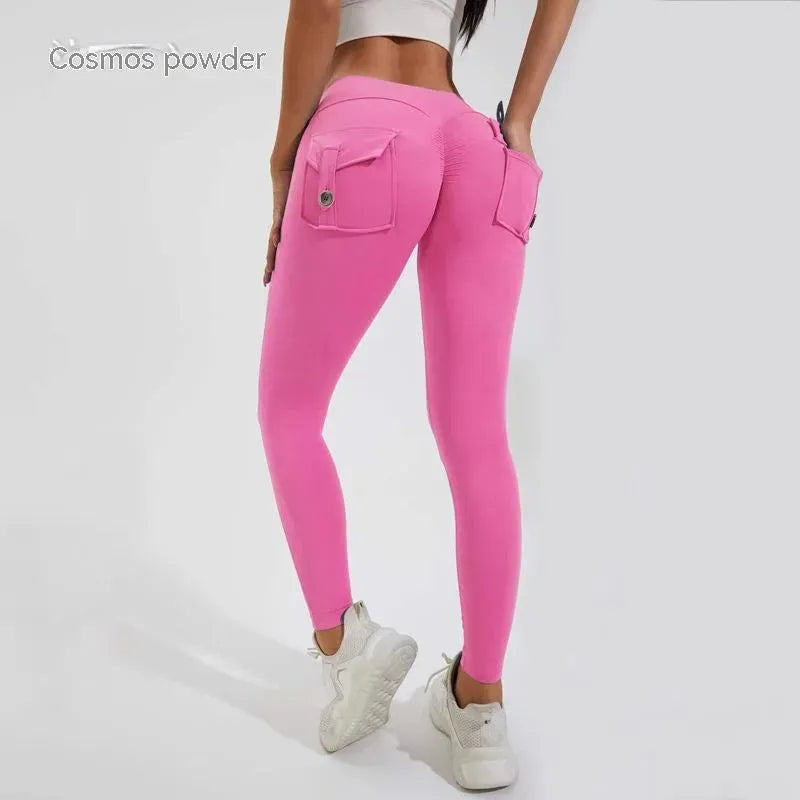 Yoga Pants Peach Hip Women's Sports - Bellarte Enchanté Yoga Pants Peach Hip Women's Sports