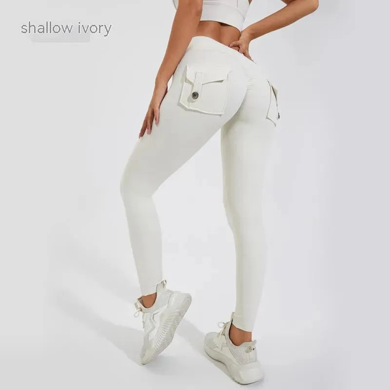 Yoga Pants Peach Hip Women's Sports - Bellarte Enchanté Yoga Pants Peach Hip Women's Sports