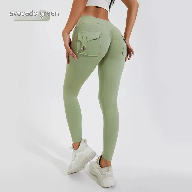 Yoga Pants Peach Hip Women's Sports - Bellarte Enchanté Yoga Pants Peach Hip Women's Sports