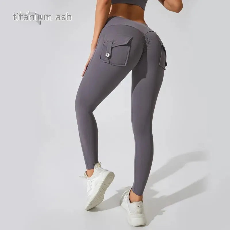 Yoga Pants Peach Hip Women's Sports - Bellarte Enchanté Yoga Pants Peach Hip Women's Sports
