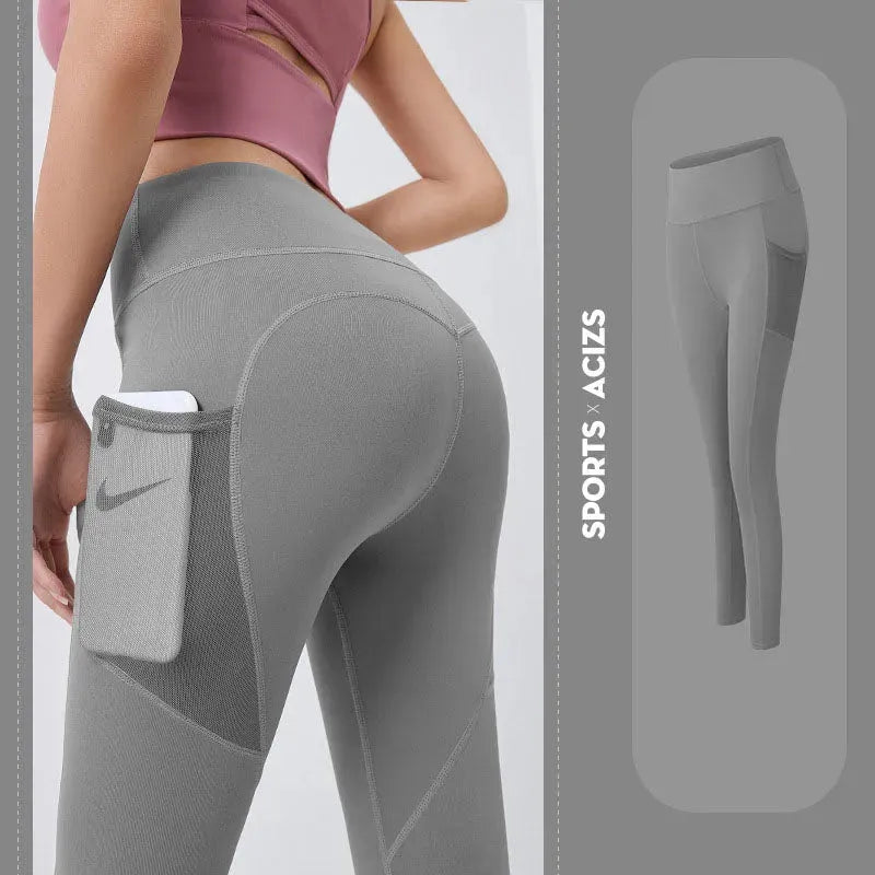 Yoga Pants Women With Pocket Leggings Sport Girl Gym - Bellarte Enchanté Yoga Pants Women With Pocket Leggings Sport Girl Gym