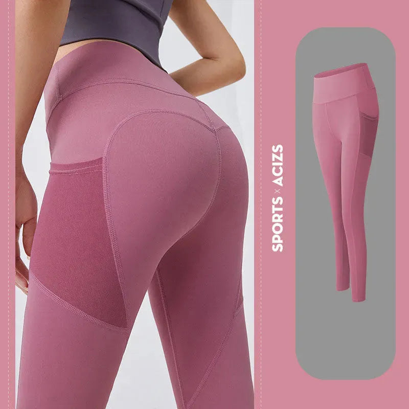Yoga Pants Women With Pocket Leggings Sport Girl Gym - Bellarte Enchanté Yoga Pants Women With Pocket Leggings Sport Girl Gym