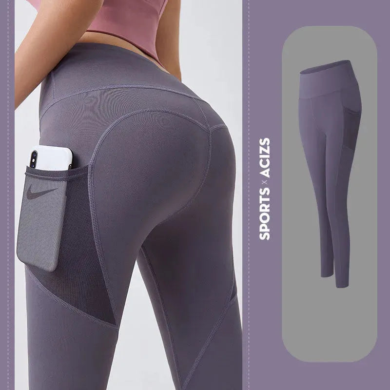Yoga Pants Women With Pocket Leggings Sport Girl Gym - Bellarte Enchanté Yoga Pants Women With Pocket Leggings Sport Girl Gym