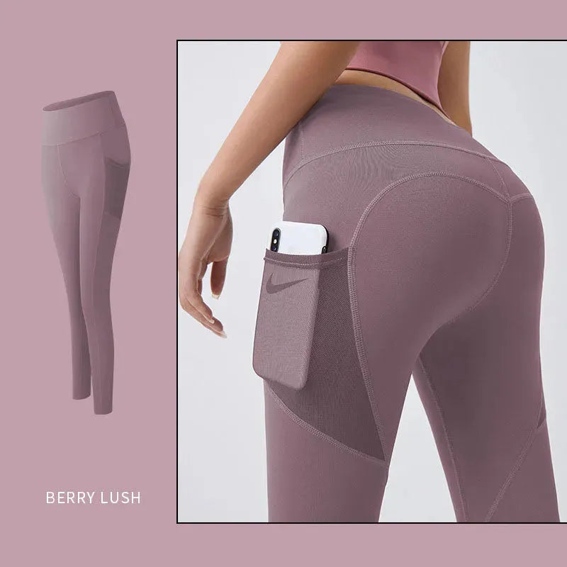 Yoga Pants Women With Pocket Leggings Sport Girl Gym - Bellarte Enchanté Yoga Pants Women With Pocket Leggings Sport Girl Gym