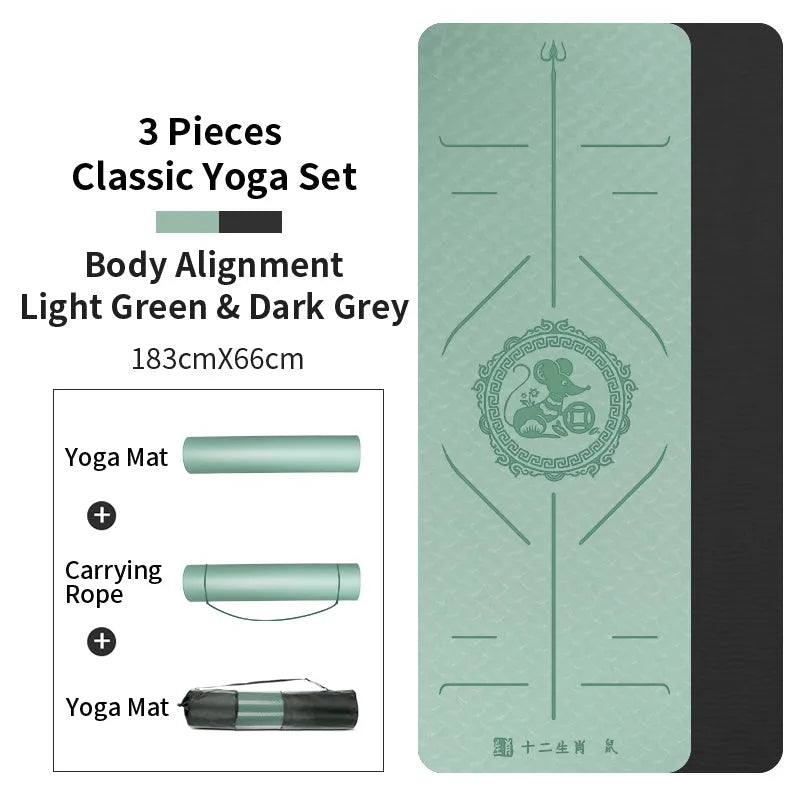 Zodiac Tpe Yoga Mat Widened Female Fitness Mat - Bellarte Enchanté Zodiac Tpe Yoga Mat Widened Female Fitness Mat