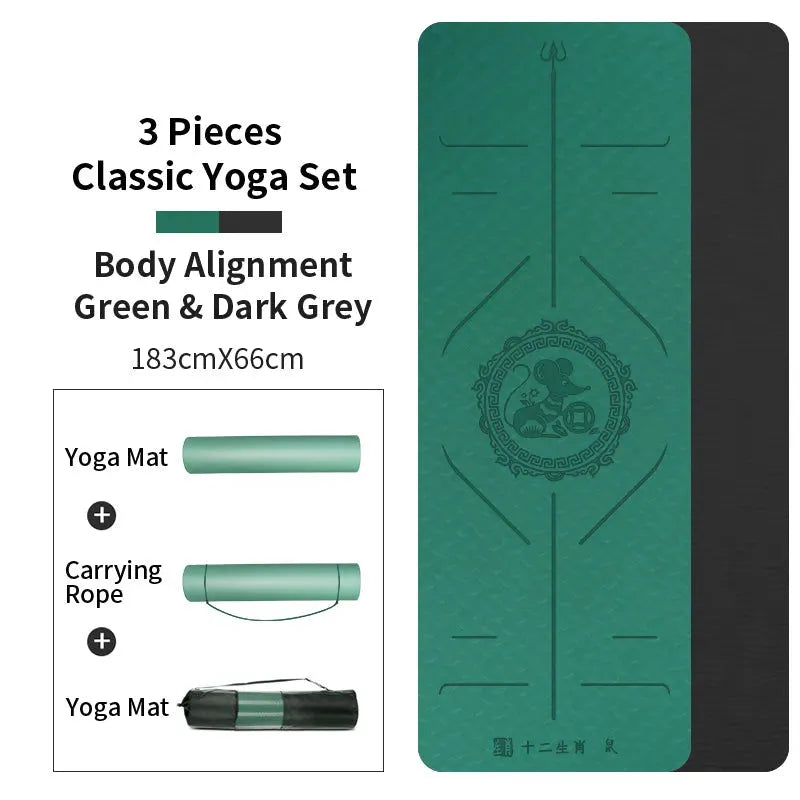 Zodiac Tpe Yoga Mat Widened Female Fitness Mat - Bellarte Enchanté Zodiac Tpe Yoga Mat Widened Female Fitness Mat