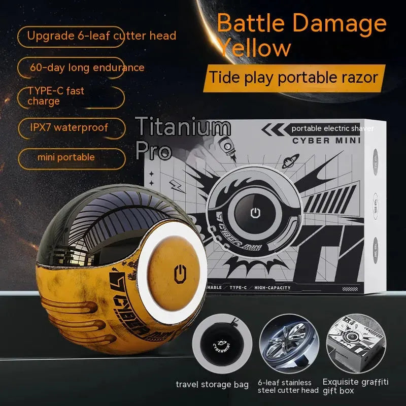 Zorb Ball Shaver Titanium Empty Ball Electric - Bellarte Enchanté Zorb Ball Shaver Titanium Empty Ball Electric